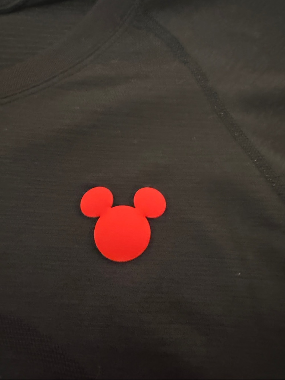 Disney x Lululemon Black Top with Red Logo Detail - Picture 2 of 6